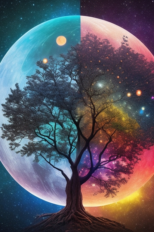 Colorful art with Ai