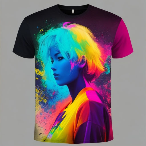 create for me a t - shirt design,colorful, vibrant colors, albertoseveso style inside t - shirt,