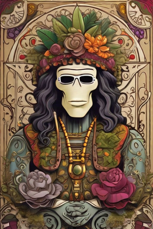 Cards and Stickers Bohemian of Wednesday