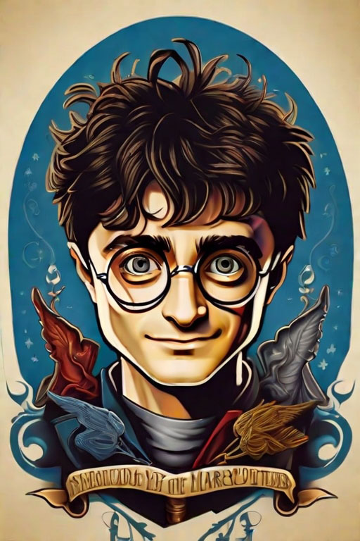 Cards and Stickers Organization of Harry Potter