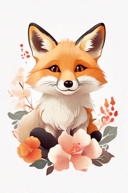 Write funny slogan for cute fox illustration
