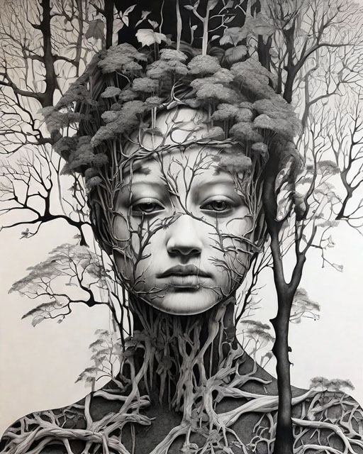 [Creepy] in [a creepy forest]