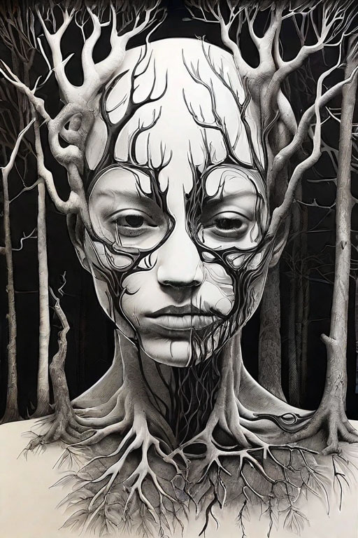Horror Coloring [Ghastly] in [Woods]