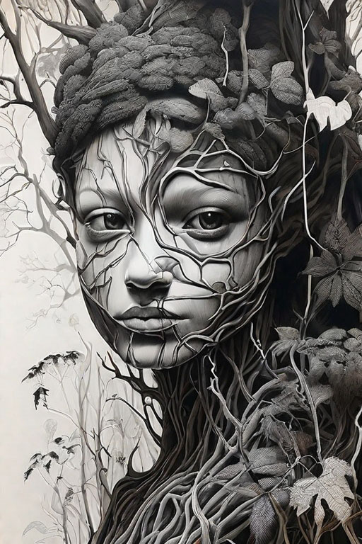 Horror Coloring [Ghastly] in [Woods]