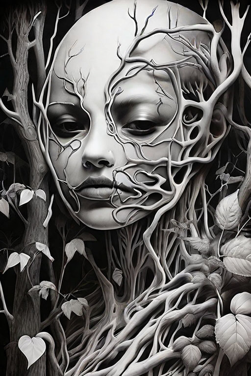 [Ghastly] in [a creepy forest]