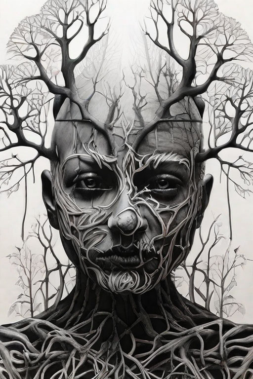 [Terror] in [a creepy forest]