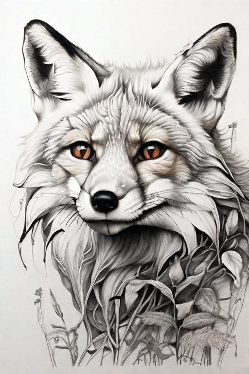 fox in forest