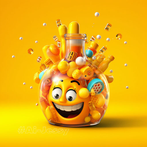 emoji, Funny emoticons, product shots, studio lighting, graphic illustrations, graphic design, Potosho graphic design, rich details