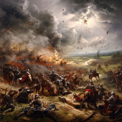 he Battle of Agincourt, 1415 – A bird’s eye view of the Battle of Agincourt