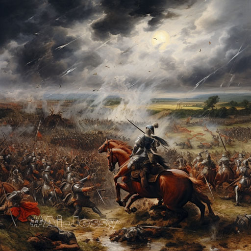 he Battle of Agincourt, 1415 – A bird’s eye view of the Battle of Agincourt