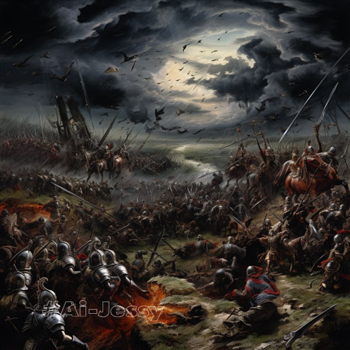 he Battle of Agincourt, 1415 – A bird’s eye view of the Battle of Agincourt