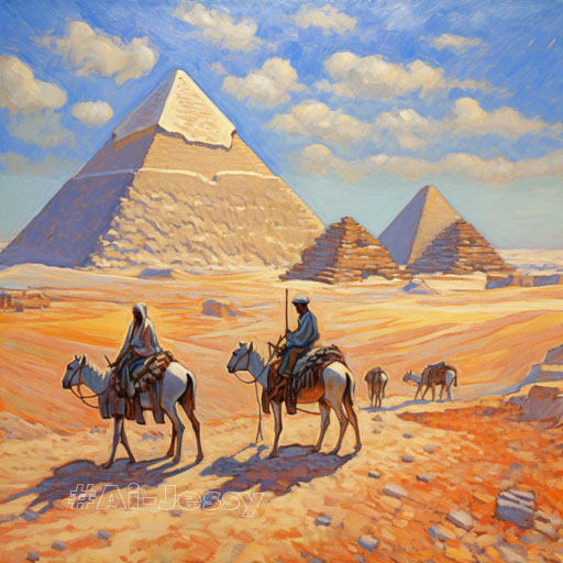 The Great Pyramids of Giza, 2560 BC