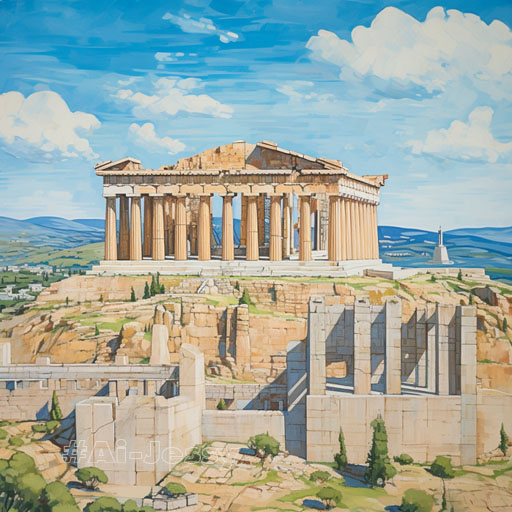 The Parthenon in Athens, 447 BC