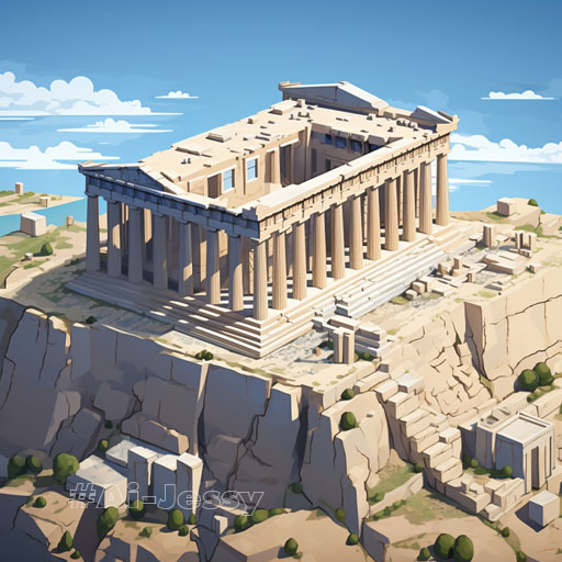 The Parthenon in Athens, 447 BC