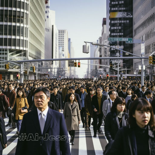Tokyo in the near future is filled with People and City
