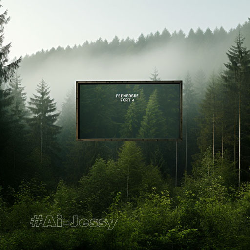 advertisement of a forest
