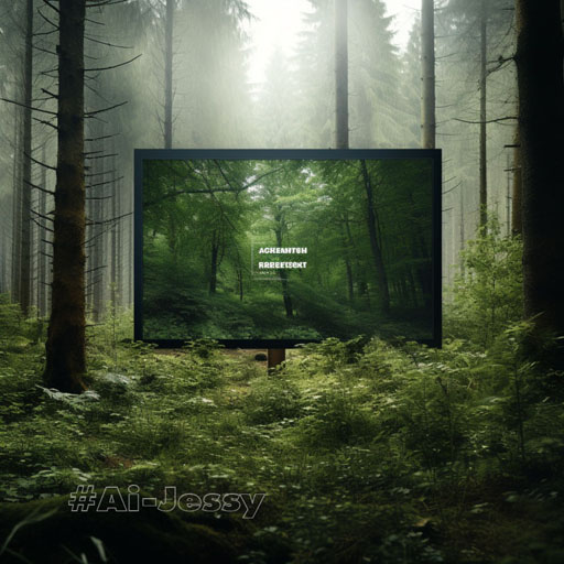 advertisement of a forest