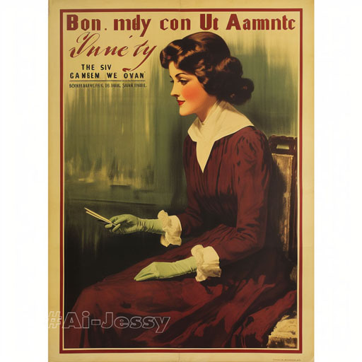 advertisement of a woman