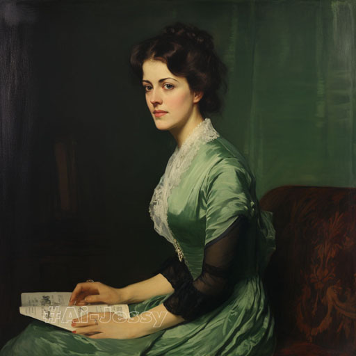 advertisement of a woman