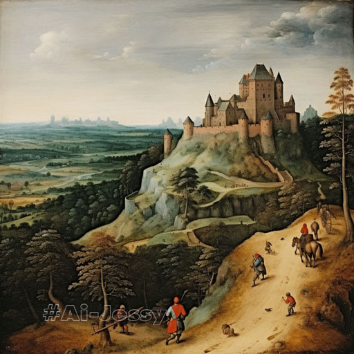 castle by Pieter Bruegel the Elder
