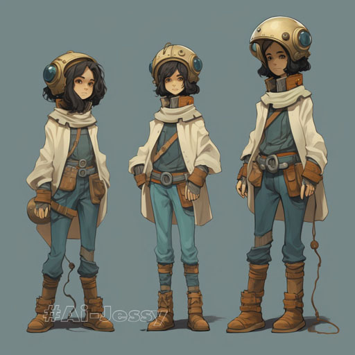 character concept art from Havest Moon