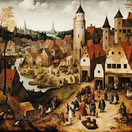 city by Pieter Bruegel the Elder
