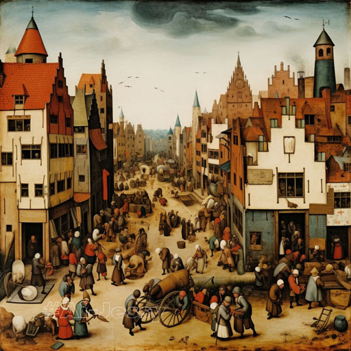 city by Pieter Bruegel the Elder