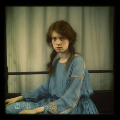 full body color photograph of a woman, < 1000s >