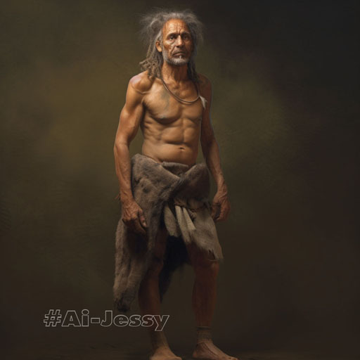 full body portrait of a man,