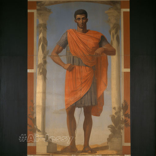 full body portrait of a man, <Ancient Greece> 