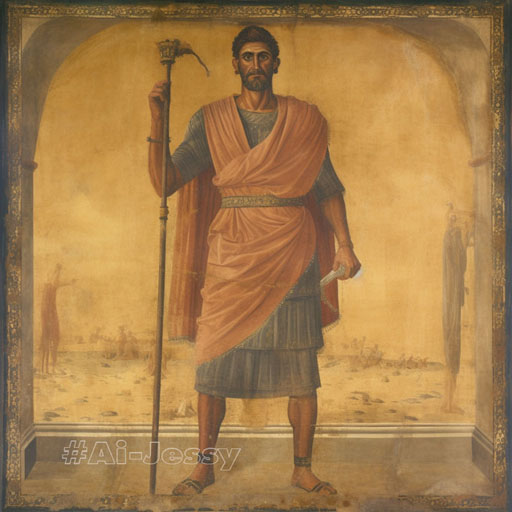 full body portrait of a man, <Ancient Greece> 