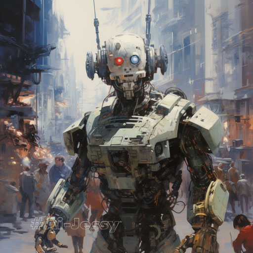 robot by John Berkey
