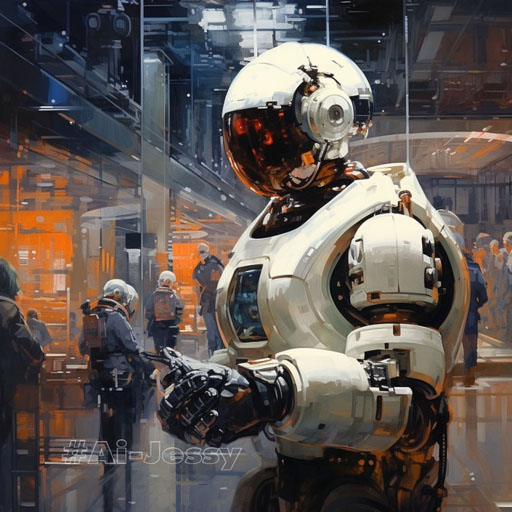 robot by John Berkey
