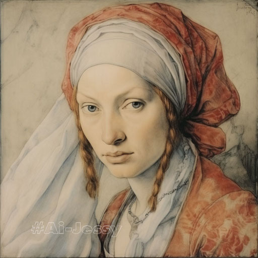 portrait of woman by Albrecht Durer