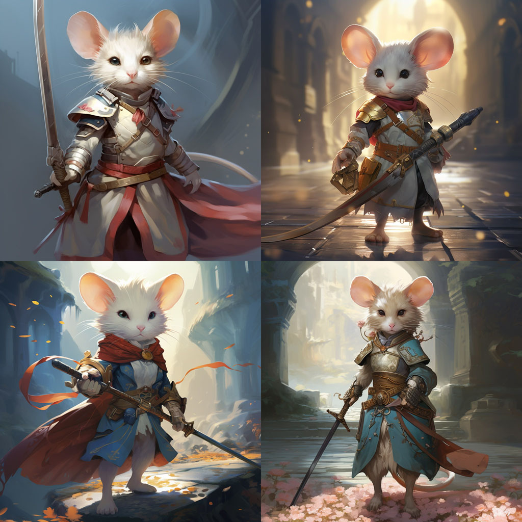 aijessy_anthropomorphic_mouse_warrior_girl_by_Makoto_Shinkai