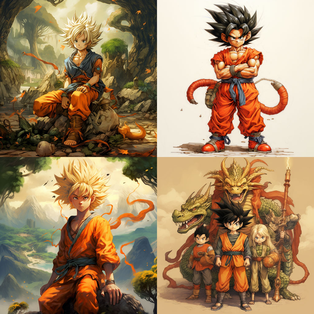 "Dragon Ball Z" - Created by Akira Toriyama.