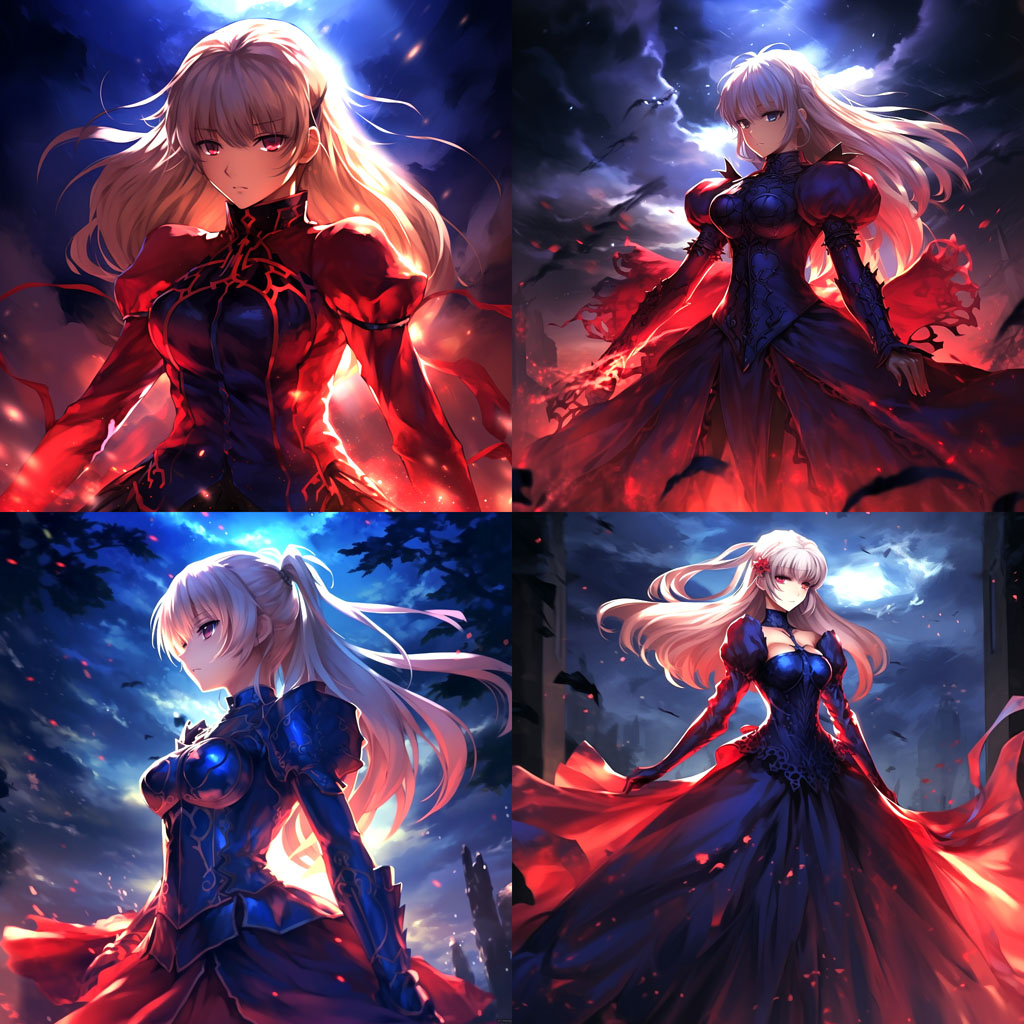 "Fate/stay night" - Created by Kinoko Nasu (TypeMoon).
