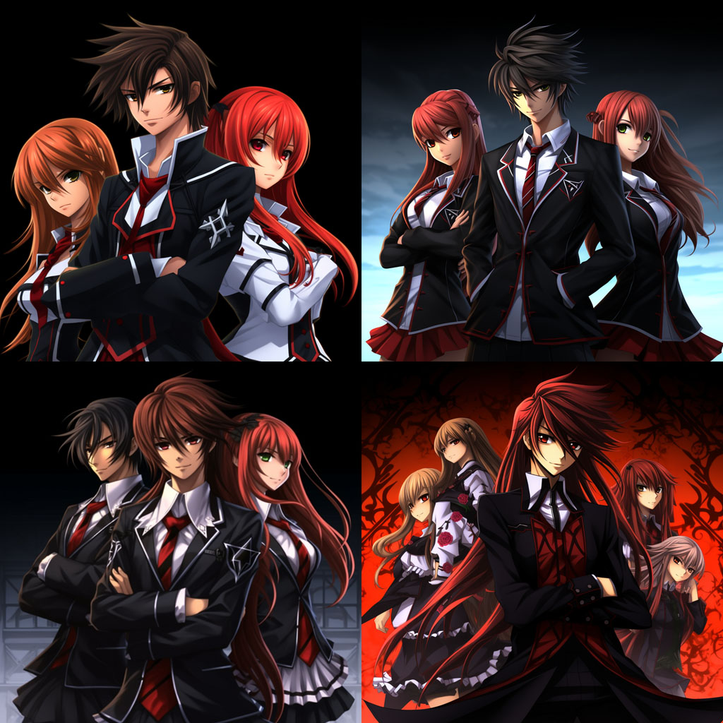 "High School DxD" - Created by Ichiei Ishibumi (story) and Miyama-Zero (art).
