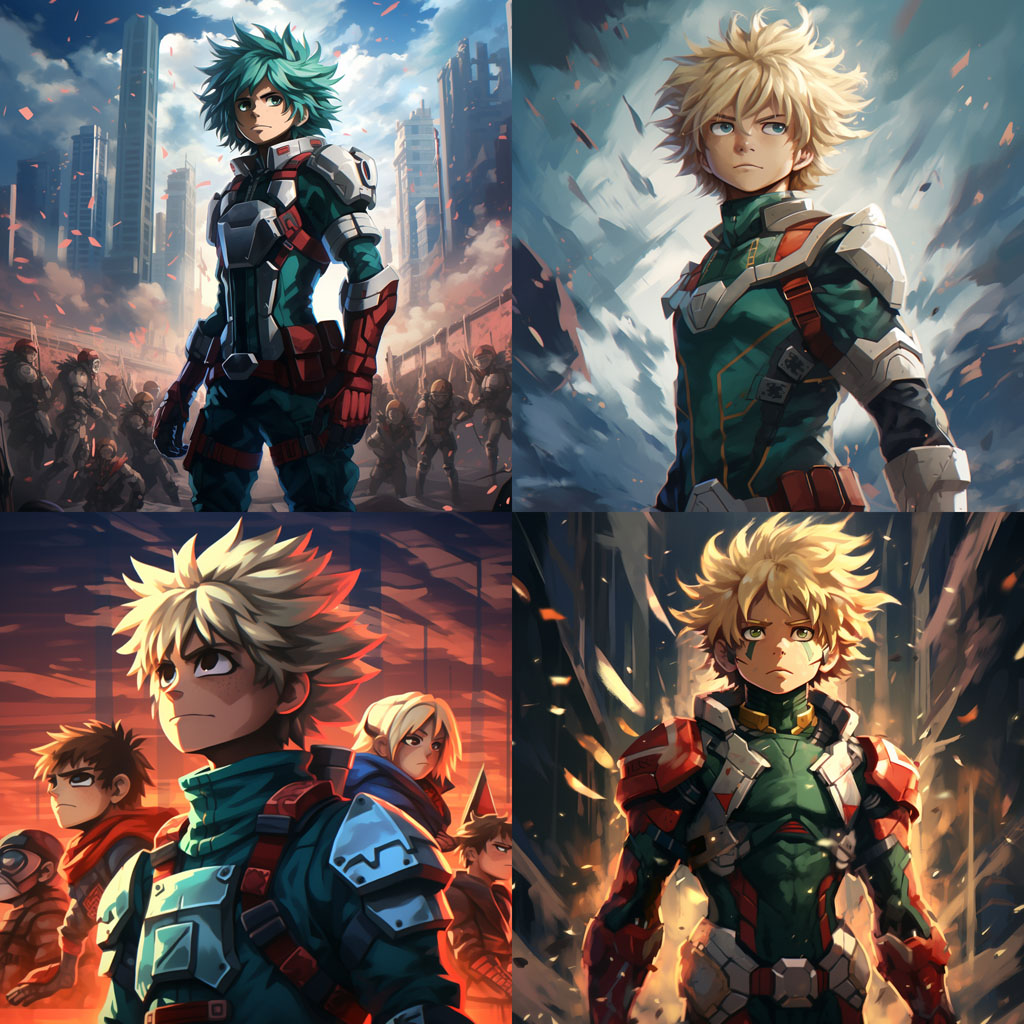 "My Hero Academia" - Created by Kohei Horikoshi.