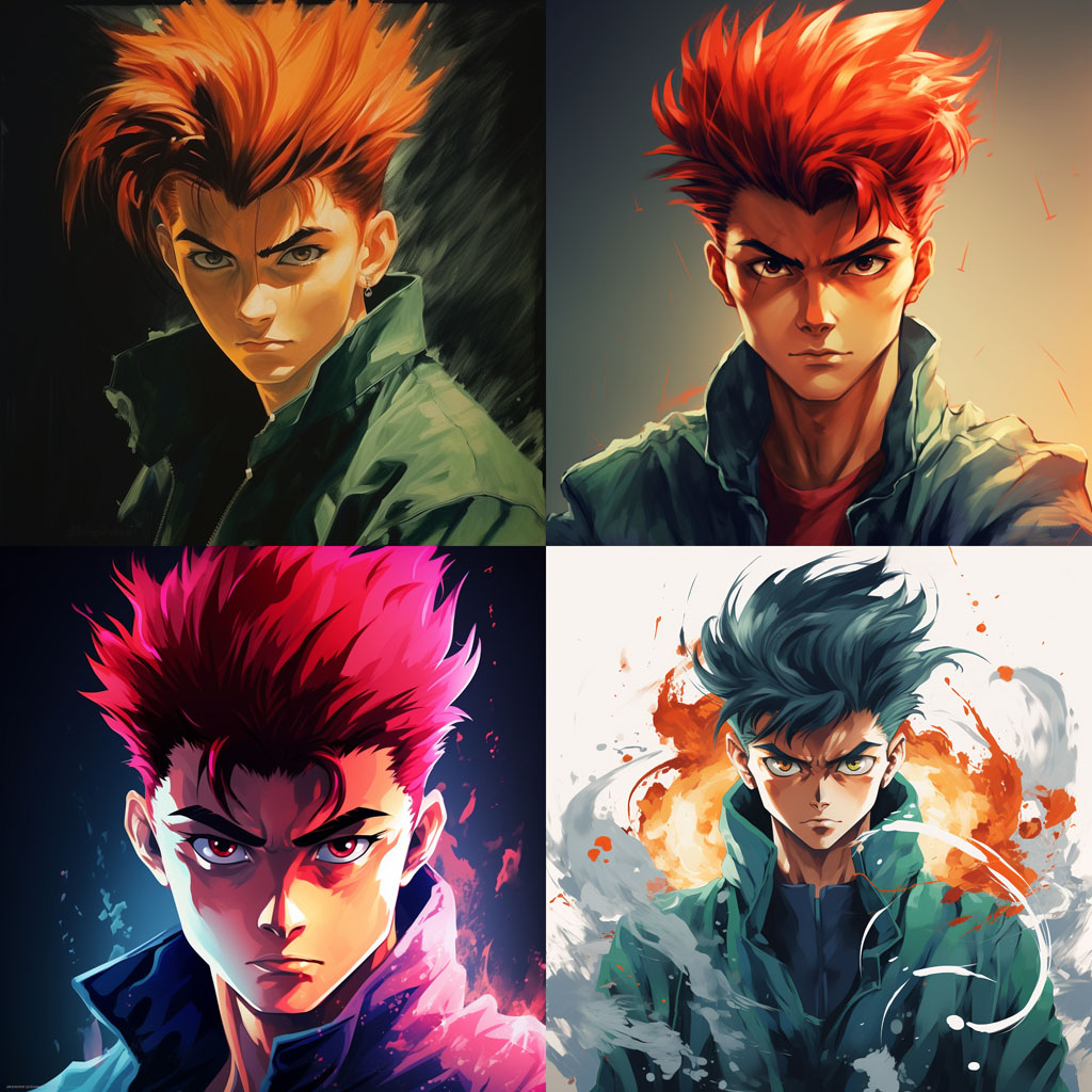 "Yu Yu Hakusho" - Created by Yoshihiro Togashi.